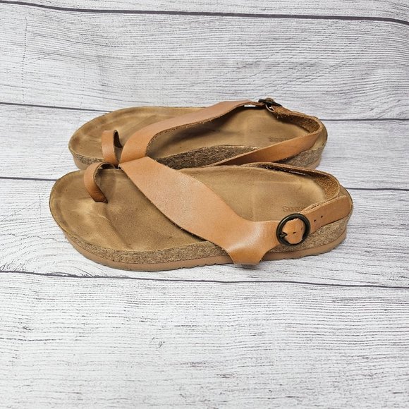 Soludos Womens Maya‎ Sandals Natural Leather Brown Size 10 - Picture 8 of 12